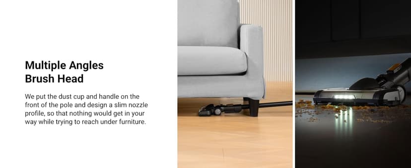 Eureka RapidClean Pro Cordless Vacuum Cleaner for Hard Floors, Lightweight Stick Vacuum LED Headlights, Convenient Stick and Handheld Vac, Green, NEC285GR