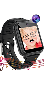 Kids Smart Watches Girls Gifts Age 3-12, Smart Watch for Kids with 39 Games Camera Video Recorder Music Player Alarm Calculator Stopwatch Flashlight Pedometer Gift Toys for Girls Ages 5 6 7 8 9 10