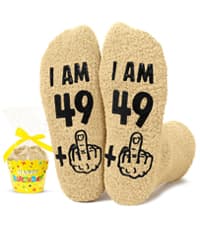 HAPPYPOP 50th Birthday Gifts Ideas - Socks for Turning 50 Year Old Friends Him Her Women Man