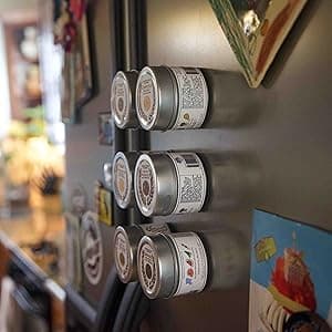 Gourmet World Flavors Seasoning Collection | Non GMO Verified | 6 Magnetic Tins | Spice Blends | Crafted in Small Batches by Gustus Vitae | #68