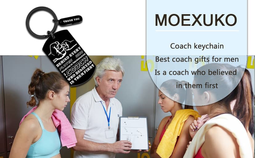 Coach Gifts for Men Coach Appreciation Gifts Basketball Coaches Gift Best Coaches Keychain Thank You Gift for Basketball Soccer Volleyball Softball Baseball Team Birthday Thanksgiving Cheer Keyring