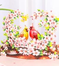 Pop Up Anniversary Card, 3D Love Tree Hearts Couple Wedding Card for Her, Wife, Husband, Him, Couple; Ideal Gift for Wedding, Romantic Birthday, Anniversary, Valentines, Mothers Day, 6x8 inch