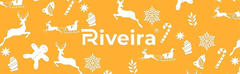 Riveira 6-Piece Wooden Spoons For Cooking & Serving - Christmas Gifts for Women who have everything - Christmas Kitchen Utensils - Gift for Mom - Cooking Utensils