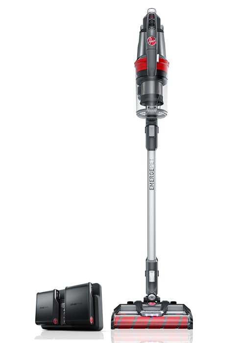 Hoover ONEPWR WindTunnel Emerge Cordless Stick Vacuum Cleaner, Lightweight Stick Vac, Powerful and Quiet Cleaning, Self Standing, No Wall Mount Required, Cordless Vacuum Cleaners for Home Use