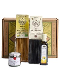 Mercato di Bellina Italian Food Gift Basket, La Cucina Italiana - A Vegan-Friendly, All-Natural Pasta Gift Basket, Gourmet Present for Foodies, Anniversary, Holiday or Celebration