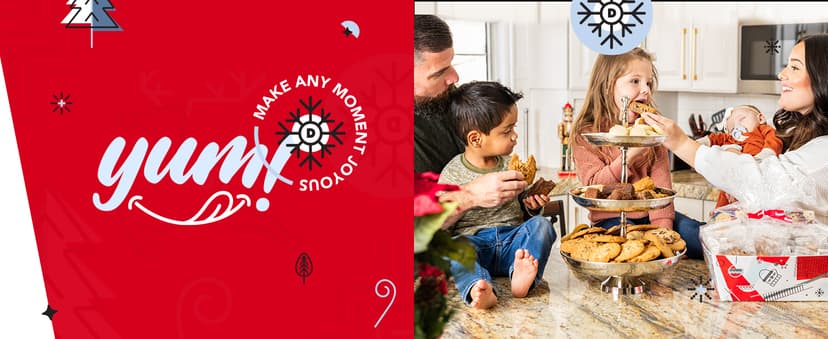 David’s Cookies Holiday Cookies and Brownies Gift Basket Crate - Deliciously Flavored Assorted Cookies and Brownies in a Christmas Snack Box Gift Crate - Gourmet Holiday Food Gift Basket for Sharing