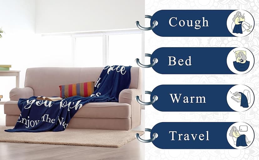 Farewell Gifts, Graduation Gifts, Coworker/Boss Leaving Job Gifts, Thank You Gifts for Women, Teacher/Employee Appreciation Gift, Retirement Gift, Inspirational Goodbye Gifts Blanket 60” x 50”