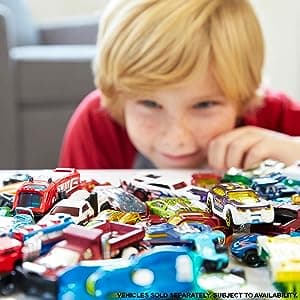 Hot Wheels 1:64 Scale Die-Cast Toy Cars, Set of 5 Batman 85th Anniversary Vehicles Featuring 5 Different Batmobile Replicas in Commemorative Packaging (Amazon Exclusive)