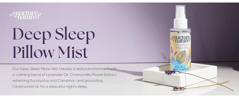 NURTURE BY NATURE Relax & Calm Christmas Gift Basket – Spa Gifts for Women with Bath Bomb, Hand Cream, Lavender Pillow Mist & Scented Candle - Vegan - Stocking Stuffers, Holiday Gifts, Gifts for Mom