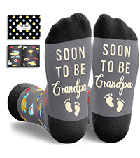 HAPPYPOP Family Gifts for Him - Gifts for New Dad Son Father, Novelty Socks for Men