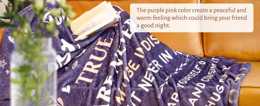 Best Friend Blanket Gifts on Christmas, Friendship Blanket Gifts for Women, Work Bestie, BFF, Soul Sister, for Women Friends on Mothers Day, Birthday, Xmas, to My Friend Throw Blanket, 60"x50"