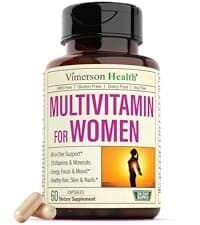 Vimerson Health Multivitamin for Men – Methylated Mens Multivitamins & Multiminerals Capsules with Vitamin B12, A, D, C, Zinc, Magnesium & More for Complete Daily Support – High Potency Bioavailable Vitamins for Men