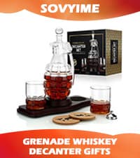 Whiskey Gifts for Men, Whiskey Glasses Set of 2, Granite Chilling Whiskey Stones, Bourbon Gifts for Men, Unique Giftss for Mens Birthday Christmas Father's Day Valentine Retirement Groomsmen