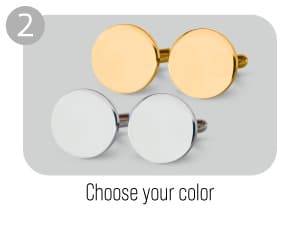 Custom engraved cufflinks for men, personalized wedding gift for groom, father of the bride & groom dad, best men, customized gold & silver cufflinks with dates, quotes or couples initials from bride