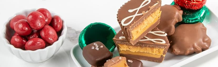 A Gift Inside Holiday Chocolate Christmas Collection Gift Tin