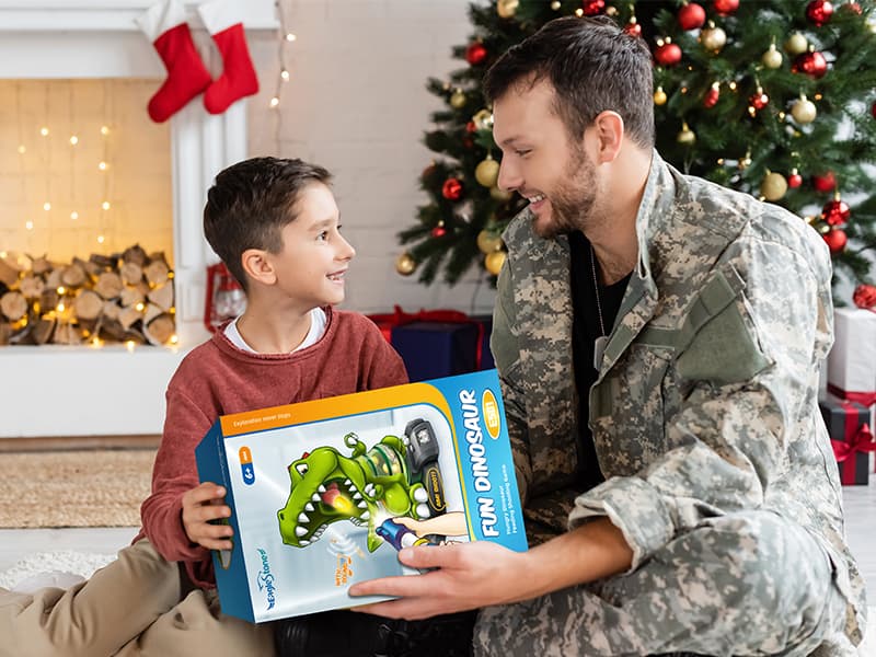 EagleStone Dinosaur Shooting Toys for Boys 5 6 7 8 9 Years Old, Electronic Kids Target Games w/ Air Pump Gun, LCD Score Record, Sound, 24 Foam Balls, Birthday Party Favor,Christmas Gifts for Toddlers