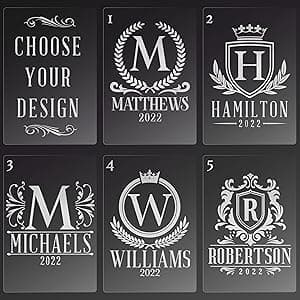 Personalized Whiskey Decanter Set - 5 Design Options - Custom Liquor 25 oz, 750ml Liquor Decanter w/Whiskey Glass Set Options, Birthday & Retirement Gifts for Men