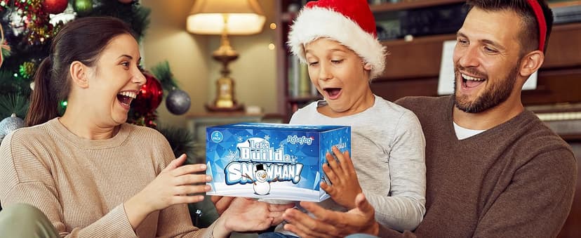 4 Pack Christmas Crafts, Air Dry Clay Snowman Craft, Do You Want to Build a Snowman Christmas Stocking Stuffers for Kids, Toddler Crafts Supplies for Christmas Winter Event Game Toys Xmas Present