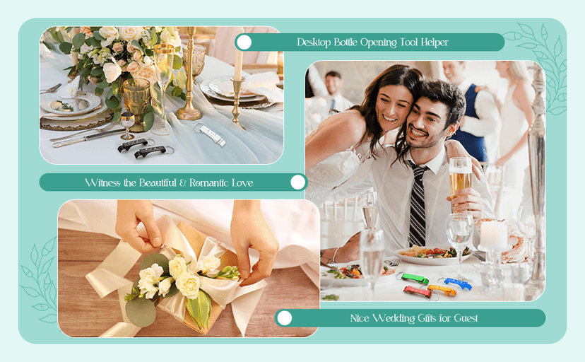 Dandat 100 Pcs Bottle Opener Keychain Bulk Thank You Wedding Favors for Guests Aluminum Wine Beer Opener Engraved Wedding Guest Gifts for Birthday Party Graduation Souvenirs(Silver)