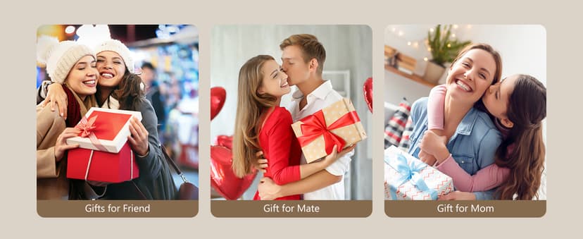 HUONUL Makeup Mirror Vanity Mirror with Lights, 2X, 3X, 10X Magnification, Touch Control, Trifold, White, 9.4" L x 13.4" W, Modern Style, Dresser Mount, Bathroom