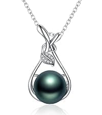 Gifts for women Mom her Girlfriend grandma Wife on Christmas Day Mothers Day Valentines Birthday Gifts Wedding Gift Jewelry Anniversary Tahitian Black Pearl Necklaces