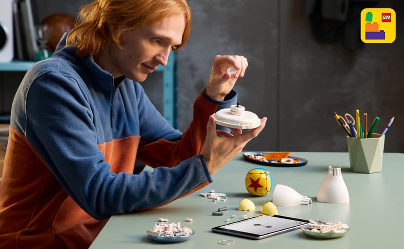 LEGO Ideas Disney Pixar Luxo Jr. - Building Set for Adults, Men & Women, Ages 18+ - Office and Desk Decor - Gifts for Christmas - 21357