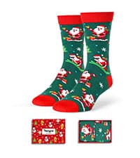 Zmart Christmas Gifts Stocking Socks for Women Men, Secret Santa Gifts Elf Stocking Xmas Gifts for Teens