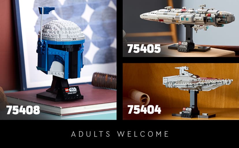 LEGO Star Wars Brick-Built Star Wars Logo - Building Blocks for Adults 18+ - Star Wars Gift Idea for Birthdays - Collectible DIY Model Kit - Home Decor Idea for Fans of The Movie Series - 75407