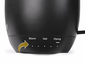 Nextmug - Temperature-Controlled, Self-Heating Coffee Mug (Black - 14 oz.)