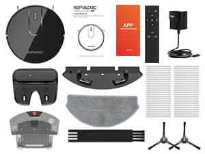 ROPVACNIC Robot Vacuum Cleaner Robot Vacuum and Mop Combo with 4000Pa Suction, Personalized Cleaning Adjustments, Self-Charging Robotic Vacuum Cleaner, Advanced Obstacle Avoidance