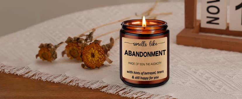 GSPY Scented Candles - Friends Moving Away, Coworker Leaving Ideas, Funny Retirement Gifts for Women, Men - Goodbye, Going Away, Farewell Gifts for Coworkers, Boss, Work Bestie, Woman, Best Friend