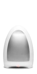 EyeVac Home Touchless Vacuum Automatic Dustpan - Great for Sweeping Pet Hair Food Dirt Kitchen - Ultra Fast & Powerful, No More Bending Down, Bagless, Corded, Automatic Sensors, 1000 Watt (White)