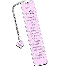 Bookmark Gifts for Best Friend Friendship Gift for Women Christmas Stocking Stuffers Friends Sentimental Gifts for Friend Best Friend Birthday Graduation Gifts for Women Female Friend Gift Ideas
