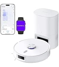 NARWAL Freo S Robot Vacuum and Mop Combo, 8000Pa Suction, 180 Days Hands Free, Self-Emptying Base, LDS Navigation, Obstacle Avoidance, Robot Vacuum Cleaner for Pet Hair & Hard Floors