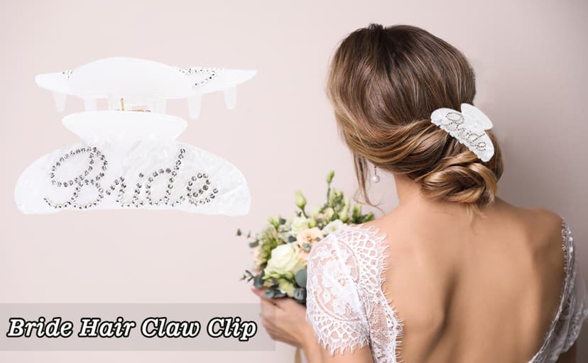 Bride To Be Gift Set - Makeup Bag, Slippers, Robe, Hair Clip - Wedding Gifts