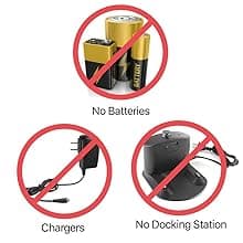 EyeVac Home Touchless Vacuum Automatic Dustpan - Great for Sweeping Pet Hair Food Dirt Kitchen - Ultra Fast & Powerful, No More Bending Down, Bagless, Corded, Automatic Sensors, 1000 Watt (White)