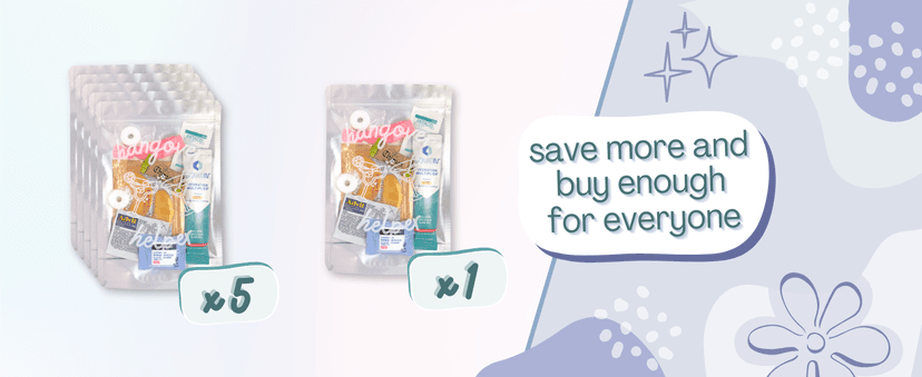 Hangover Kit (1 Pack) Pre Filled Party Favors, Goodie Bags, Gift for Bachelorette, Wedding, 21st Birthday, Girls Trip and All Celebrations