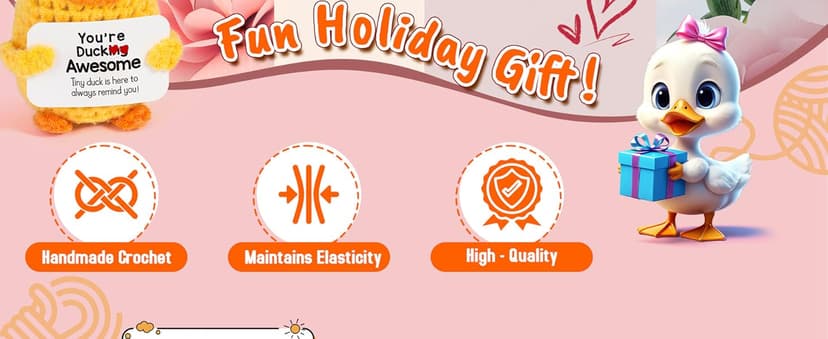 MBL Sister Gifts for Birthday Mothers Day - Handmade Funny Cute Small Duck Present for Sisters Sis Big Little Sister Graduation Christmas Stocking Stuffers