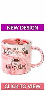 Best Friend Birthday Gifts for Women - Funny Friendship Gift for Bestfriend, Besties, BFF, Sister, Boss Woman, Big Sis, Sorority, Mom - You're My Favorite - Cute Pink Marble Mug, 11.5oz Coffee Tea Cup