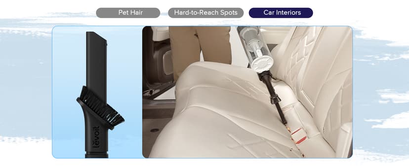 LEVOIT Cordless Vacuum Cleaner, Stick Vac with Tangle-Resistant Design, Up to 50 Minutes, Powerful Suction, Rechargeable, Lightweight, and Versatile for Carpet, Hard Floor, Pet Hair, LVAC-200