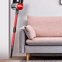 iwoly C150 Cordless Vacuum Cleaner Rechargeable with 2200mAh Detachable Battery, 18000Pa Cyclone Vacuum with HEPA Filter, Lightweight Portable Handheld Stick Vacuum for Hard Floor Car Cleaning