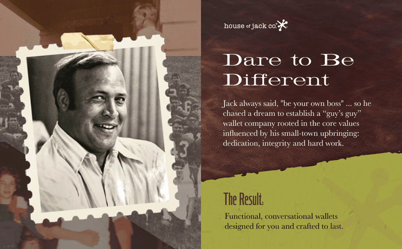 House of Jack Co. Bass Fish Bifold Wallet for Men and Outdoorsmen with Two ID Windows, Full Grain Cowhide Leather Wallet, Black