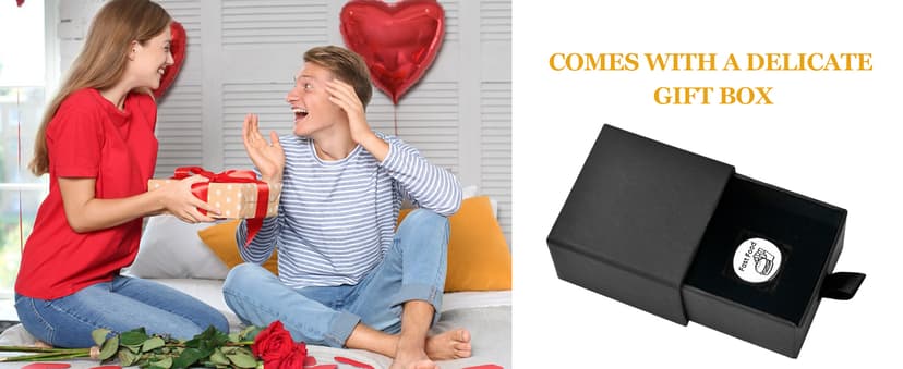 Stocking Stuffers for Men Women Adults: Steel Food Decision Dice Funny Gifts for Him Her Couple Girlfriend Boyfriend Husband Wife Christmas Anniversary Valentines Birthday Wedding Fathers Day