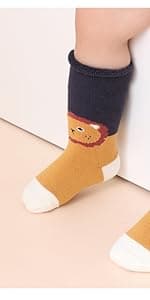 Baby Christmas socks 4 Pack 3-6 -12-18-24 months for boy girl babies Infant cotton fuzzy sock Gifts