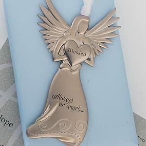 Always an Angel Keepsake Gift/Ornament for Infant or Child on Christening/Baptism Gift for Girl or Boy
