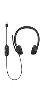 Microsoft Modern USB-C Speaker, Certified for Microsoft Teams, 2- Way Compact Stereo Speaker, Call Controls, Noise Reducing Microphone. Wired USB-C Connection,Black