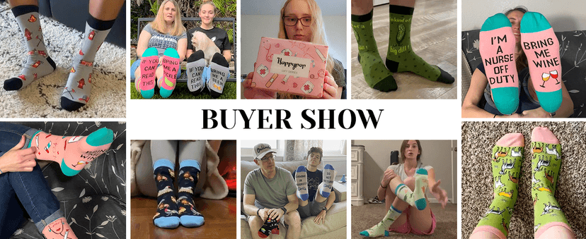 Zmart Men Women Funny Socks - Outdoorsman Gifts for Racing Golfing Hunting Lovers