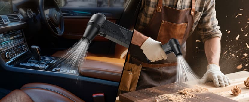 Compressed Air Duster, 150000RPM Super Power Cordless Electric Air Duster, Fast Charging Rechargeable Air Blower Vacuum Cleaner 3-Gear Adjustable for Computer, Keyboard, Car, Outdoor and Home