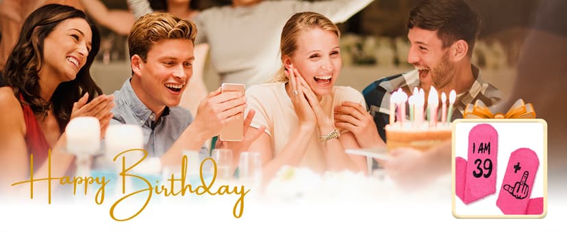 HAPPYPOP Birthday Gifts Ideas for Women - Socks for 36 37 38 39 40 Year Old Woman, Birthday Gifts for Her