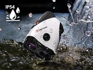 REDTIGER Golf Rangefinder with Slope, 1200 Yards Laser Range Finder Golfing, 7X Magnification, Flag Pole Locking Vibration, Rechargeable Range Finders with Magnet Stripe, GolfVue Series 1